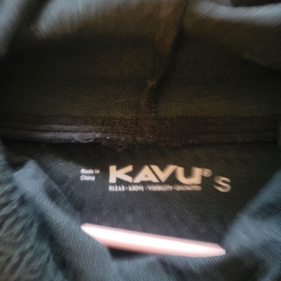 Kavu Forest and Charcoal Geometric Shirt - Picture 2 of 3